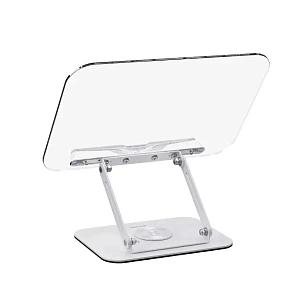 Подставка 360 Porodo для планшета и книг, прозрачный PD-TRN360S-WH